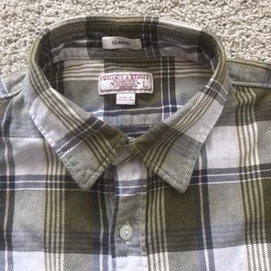 Wallace and Barnes Plaid Button Up J.Crew